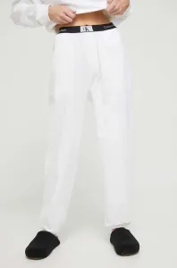 Bavlnené nohavice Calvin Klein Underwear biela farba,melanžové,000QS6943E