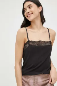 Pyžamový top Calvin Klein Underwear čierna farba #7505001