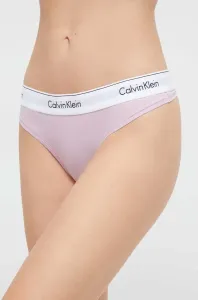 Tangá Calvin Klein Underwear fialová farba, 0000F3786E