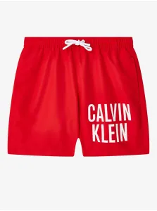 Červené chlapčenské plavky Calvin Klein #632073