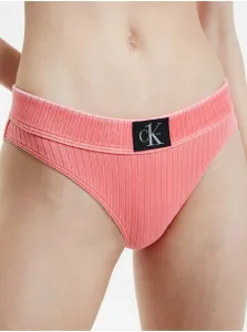 Koralový dámsky spodný diel plaviek Calvin Klein Underwear #600299