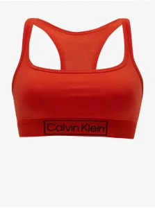 Tehlová dámska podprsenka Calvin Klein Underwear Reimagined Heritage #6327685