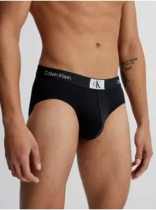 Slipy pre mužov Calvin Klein Underwear - čierna, biela, sivá #5642652