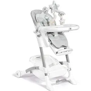 CAM stolička Istante, sivá/biela