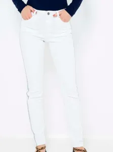 White Skinny Fit Pants CAMAIEU - Women #675602