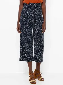 Black Women's Wide Shortened Trousers CAMAIEU - Ladies #675828