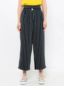 Black-Grey Striped Culottes CAMAIEU - Women #601041