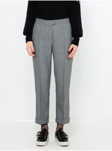 Grey shortened trousers CAMAIEU - Ladies