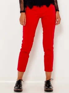 Nohavice pre ženy CAMAIEU - červená #4581571