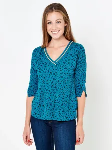 Blue patterned T-shirt CAMAIEU - Women #674107