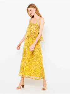 Dámske šaty CAMAIEU Yellow Abstract #735421