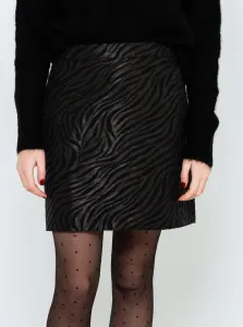 Čierna vzorovaná sukňa CAMAIEU #4552152