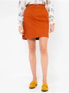 Orange skirt CAMAIEU - Women