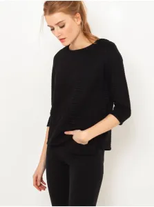 Black Sweater with Three-Quarter Sleeve CAMAIEU - Women #627986