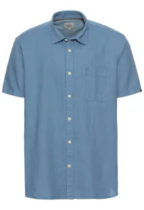 Košeľa Camel Active Shortsleeve Shirt Modrá Xl #9537726