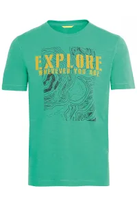 Tričko Camel Active T-Shirt Mit Print Zelená L