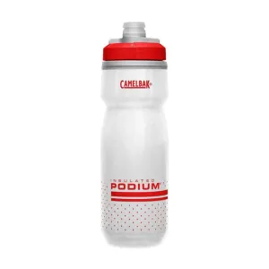 CAMELBAK Cyklistická fľaša na vodu - PODIUM® CHILL™ - biela/červená