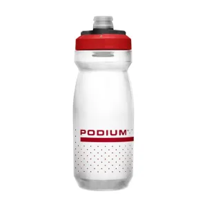 CAMELBAK Cyklistická fľaša na vodu - PODIUM® - biela/červená