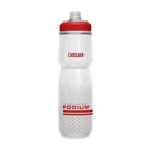 CAMELBAK Cyklistická fľaša na vodu - PODIUM CHILL 0,71L - červená/biela