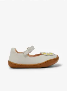 Beige Girls Patterned Leather Sandals Camper - Unisex #697168