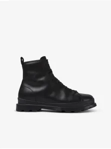 Čierne pánske členkové kožené topánky Camper Force #1064667