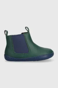 Detské kožené topánky chelsea Camper Peu Cami FW zelená farba