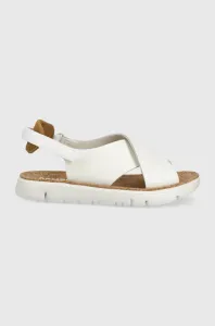 Kožené sandále Camper Oruga Sandal dámske, biela farba, #211460