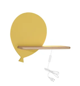 Candellux Nástenné svietidlo policové 4W, žltý balónik - s napájacím káblom 21-85108