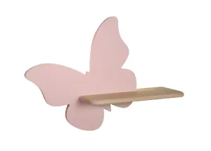 Candellux Nástenné svietidlo policové 5W, ružový motýľ 21-84897