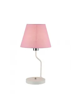 Candellux Ružová stolová lampa York Ledea pre žiarovku 1x E14 50501100