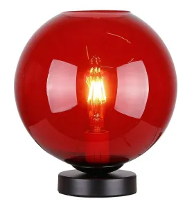 Stolová lampa GLOBE Candellux Červená