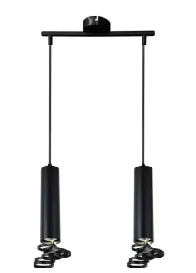 Závesná lampa TUBA 2xGU10 Candellux Čierna