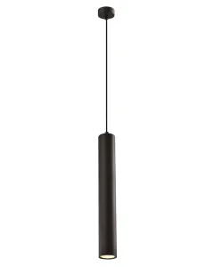 Závesná lampa TUBO 1xGU10 40 cm Candellux Čierna