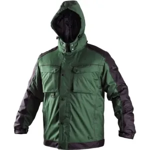 Canis (CXS) Pánska zimná bunda 2v1 CXS IRVINE - Zelená / čierna | L