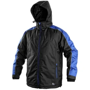 Canis (CXS) Pánska zimná bunda BRIGHTON - Čierna / modrá | L