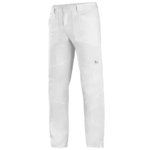 Canis (CXS) Pánske biele pracovné nohavice CXS EDWARD - 50
