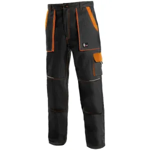 Canis (CXS) Pracovné nohavice CXS LUXY JOSEF - Čierna / oranžová | 54