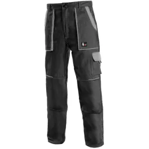 Canis (CXS) Pracovné nohavice CXS LUXY JOSEF - Čierna / šedá | 60