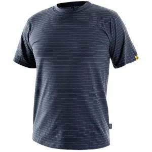 Antistatické tričko ESD CXS Nome - veľkosť: XS, farba: tmavo modrá