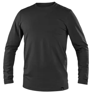 Canis (CXS) Pánske tričko s dlhým rukávom CXS SIMON - Čierna | XXL