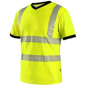 Canis (CXS) Reflexné tričko CXS RIPON - Žltá / čierna | XL