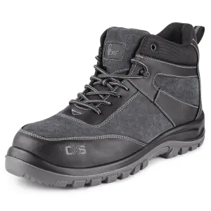 Bezpečnostná členková obuv CXS Profit Top S1P SRC - veľkosť: 40, farba: čierna/sivá