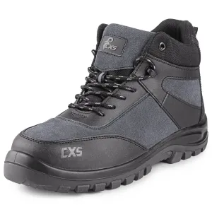 Bezpečnostná členková obuv CXS Profit Top S1P SRC - veľkosť: 44, farba: čierna/sivá