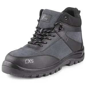 Pracovná členková obuv CXS Profit Win O1 FO SRC - veľkosť: 41, farba: čierna/sivá