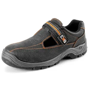 Pracovné sandále CXS Stone Nefrit O1 FO SRC - veľkosť: 43, farba: čierna/oranžová