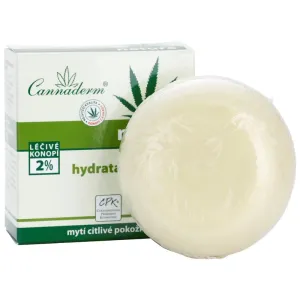 Cannaderm Natura Zvlhčujúce mydlo pH 5.5 hydratačné mydlo s konopným olejom 100 g #126535