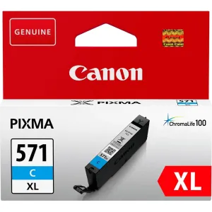 Cartridge Canon CLI-571XL C, CLI-571XLC, 0332C001 - originálny (Azúrová)