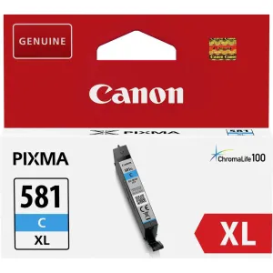 Cartridge Canon CLI-581XL C, CLI-581XLC, 2049C001 - originálny (Azúrová)