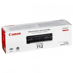 Canon originál toner 712 BK, 1870B002, black, 1500str