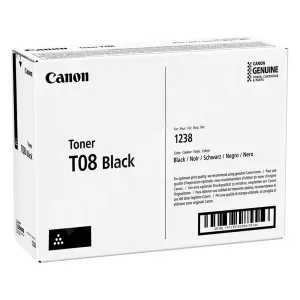 Canon originál toner T08, black, 11000str., 3010C006, Canon i-SENSYS X 1238P Series, O, čierna